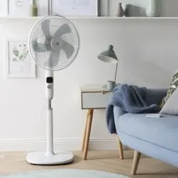 Ventilateur sur pied silent blanc
