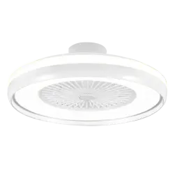 Ventilateur de plafond led cambil blanc