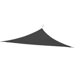 Voile d'ombrage triangulaire gris anthracite